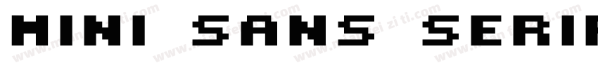 MINI Sans Serif Bold字体转换